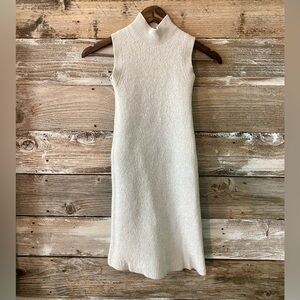 BABATON-Sleeveless Merino Wool Mock Neck Dress